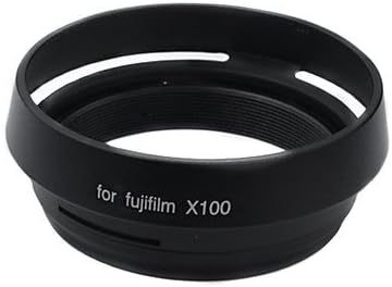 Filter Adapter Ring + Lens Hood for Fujifilm Fuji X100 Replace LH-X100 black