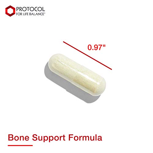 Protocol Bone Support Formula - for Bone Strength & Density* - with Calcium Hydroxyapatite, Boron & Phosphorus - Supplement for Teeth & Bone Health* - Dairy & Soy Free - 180 Caps