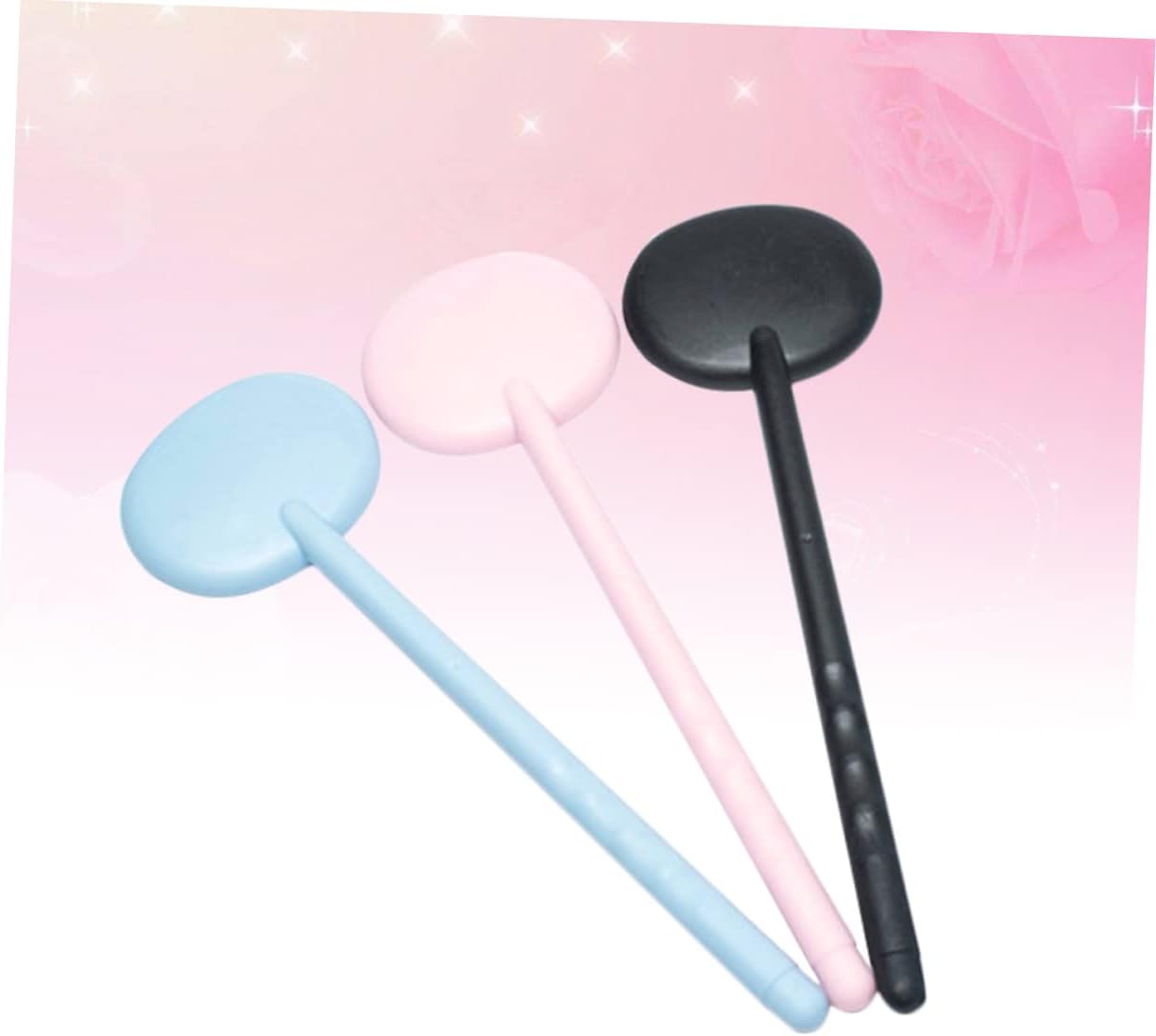 3pc Professional Eye Occluder Plastic Handheld Eye Shield for Surgery for Adults Boys and Test Tool