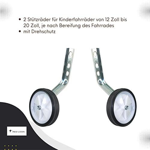 Stützräder für Kinderfahrräder – Paar für 12 bis 20 Zoll Räder