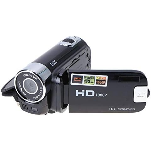 16X Zoom Digital Zoom Camcorder, Digital Video Camera with Night Vision, Full HD Vlogging Camera Recorder 1080P 32GB 2.7 Inch Mini Camcorder DV Camera, LCD Flip Screen Video Recorder Cover