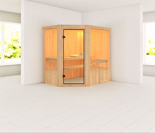 Carin- Karibu Sauna ohne Ofen- ohne Dachkranz