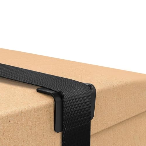 8 Stück Kantenschutz Set mit Ratsche, Kantenschutz Zurrgurte, 25 mm Breite Kantenschutz Winkelsicherung, LKW-Kantenschutz für Zurrgurte Spanngut