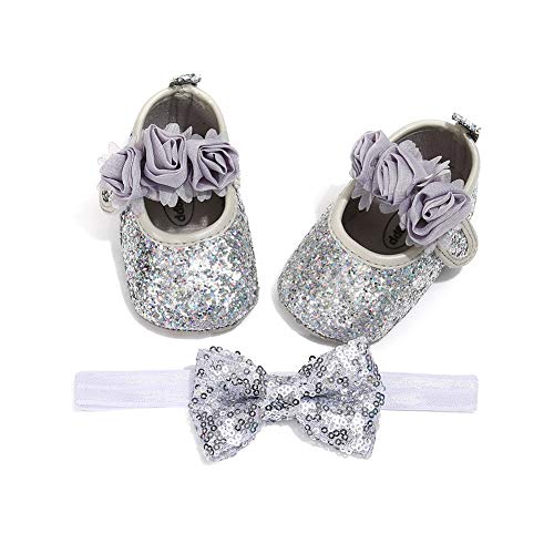 Zapatos Niña Diadema Regalo Set Bautizo Primeros