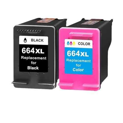 Compatible con Cartucho de Tinta HP 664 664XL for impresoras 1115 2135 3635 4535(One Set)