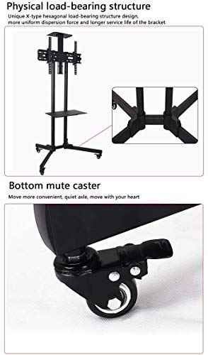 Soporte móvil para TV de 37 a 60 pulgadas con ruedas miniatura 6