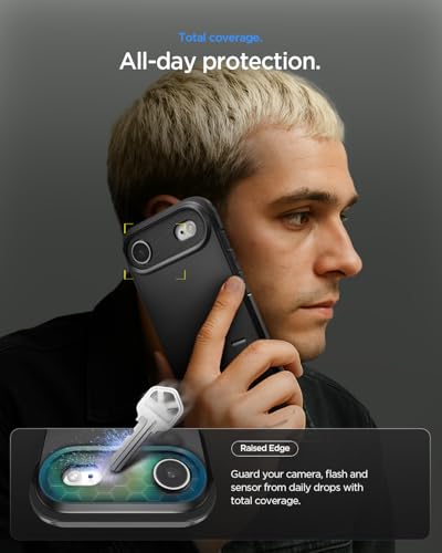 Image of Spigen Tough Armor MagFit for iPhone 17 Air Case, Black