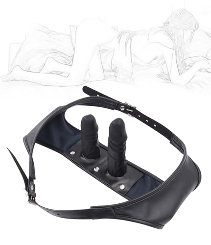 TRQOYTU Doppio Dildo Interno Dildo Interno Cintura Di Castità Mutandine Di Castità Mutandine Con Pene Inserito Inserimento E Vaginale Anale Plug Masturbazione Giocattoli Sessuali