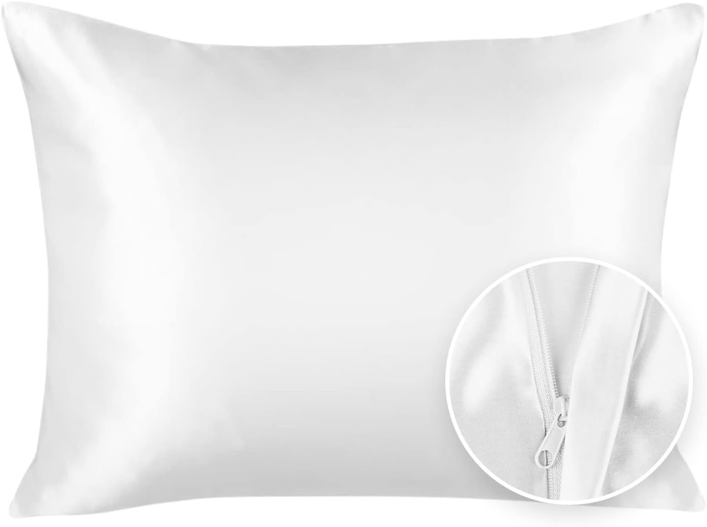 ShopBedding Luxury Satin Pillowcase for Hair Queen Satin