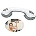 Produktbild cococity Duschgriff Saugnapf, Wannengriff Kunststoff Badewannengriff ohne Bohren Haltegriff Extra Stark Griffstange Rutschfest Handgriff für Badezimmer, Dusche, Kinder und Senioren (30 x 9,5 x 8 cm)
