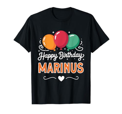 Feliz cumpleaños Marinus Camiseta