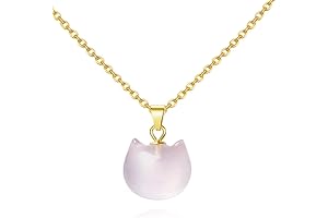 Sparkling Sterling Silver Cat Necklace