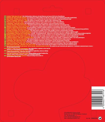 ROTHENBERGER Industrial Dritte Hand, Löthilfe mit Lupe und flexible Greifarme, Krokodil-Klemme inkl. Standfuß und Lötkolben-Halter, Helping Hand, zum Löten, Reparatur, Hobby und Handwerk, 1500002883