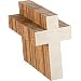 36 Pieces Blank Wood Cutouts Unfinished Cross Shaped Wooden Pieces for DIY Arts Craft Project, Decoration, Gift Tags