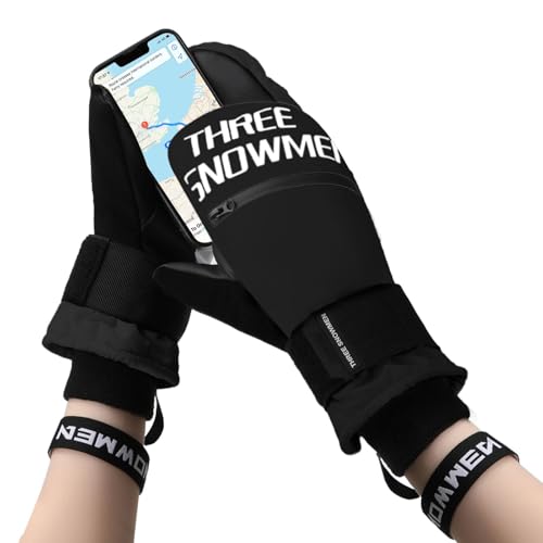 Gants d'hiver tactiles et imperméables pour le cyclisme