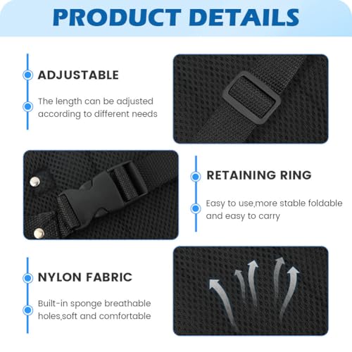 QKDS Rede para pés de avião, descanso de pés para embaixo da mesa no trabalho, descanso de pé de avi