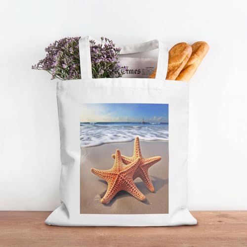 Waves Sunset Canvas Tote Bag for Women Grocery Shopping Bags Reusable Shoulder Tote Purse Handbags4