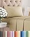 CGK Unlimited Twin Size Sheet Set - 3 Piece Set - Hotel Luxury Bed Sheets - Extra Soft - Deep Pockets - Easy Fit - Breathable & Cooling - Wrinkle Free - Comfy – Beige Tan Bed Sheets – Twins Sheets
