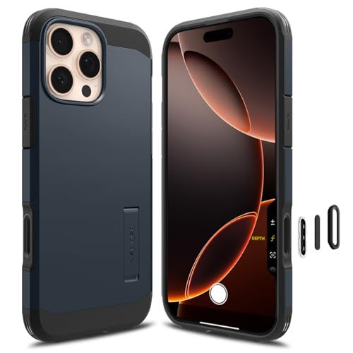 Image of Spigen Tough Armor MagFit for iPhone 16 Pro Case, Metal Slate
