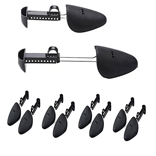 tessa USA 5 Pairs of Shoe Trees I Adjustable Length Shoe Trees for Men I Shoe & Boot Trees I Men Shoe Tree Stretcher Boot Holder Organizers I Shoe Form Plastic I Heel Support