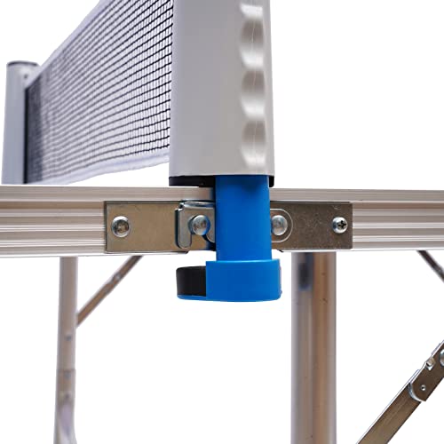 Tischtennis Platte Klappbar Tischtennis Set, Tischtennisplatte Indoor Outdoor Tischtennisschläger Set mit Tischtennis Set, Netz, 2 Schläger, 3 Bälle, Tischtennisplatte Outdoor 152x76x76cm – Bild 8