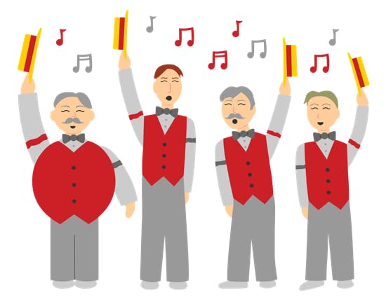 Reloj de pared analógico Classic Barbershop Quartet 10" miniatura 5