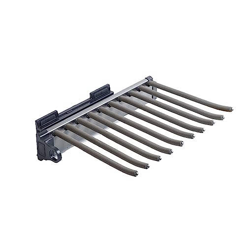 Tige de placard de rangement coulissante pour un dressing bien ordonné