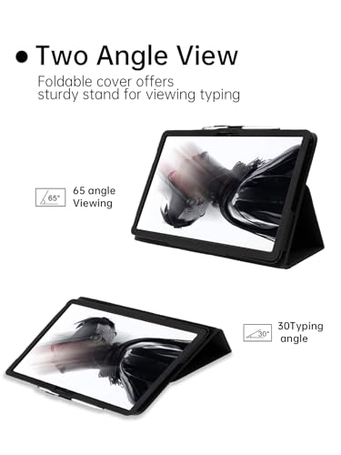 Étui tablette Redmagic Astra cuir noir protection portefeuille support intégrés - 2