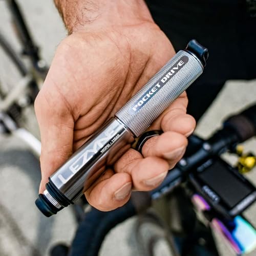 Lezyne Pocket Drive Handpumpe, Lite Grey, 140 mm