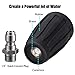 M MINGLE Turbo Nozzle for Pressure Washer, Rotating Nozzle and 5 Tips, 1/4 Inch Quick Connect, 3600 PSI, Orifice 2.5