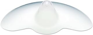 Ameda Washable Skin-to-Skin Nipple Shield for Breastfeeding, Ultra-Thin Flexible Silicone, Cut-Out 20mm