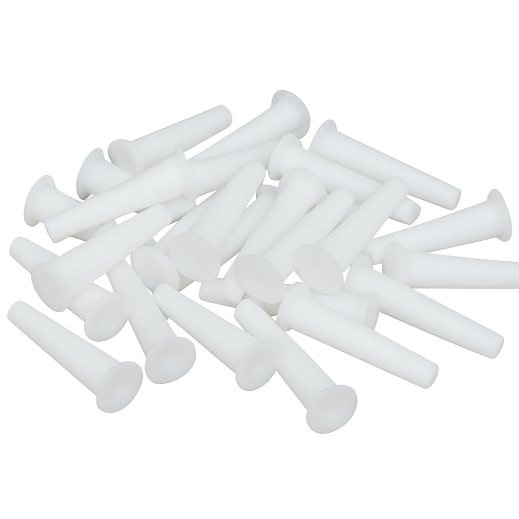 Chabrias Ltd Pack of 50 | Hard Plastic Spiles for Real Ale Casks | Sealing Pegs for Breweries, Cellars, Wine & Beer Bottles | Food Grade Plastic UK Made
