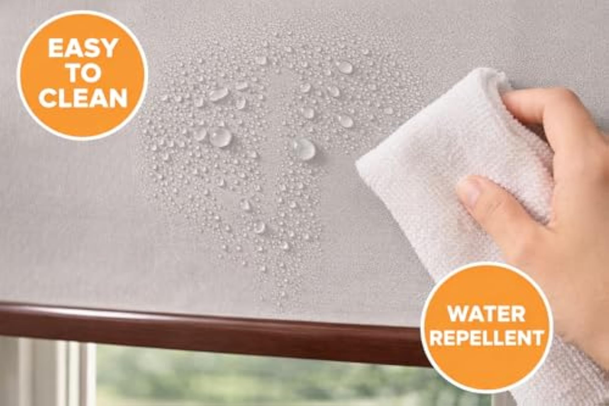 100% Blackout Roller for Windows with Covered Top