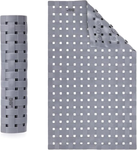 Rutschfeste Duschmatte Decor Hub 40 x 60 cm, Badematte für Badewanne, Teppich mit massierender Textur