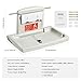 VEVOR Wall-Mounted Baby Changing Station, Horizontal Foldable Diaper Change Table with Safety Straps and Hanging Rods, Use in Commercial Bathrooms, Daycare Centers for Newborns & Infant