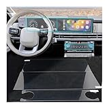 Pour Hyundai Pour Santa Fe 2024 2025 Protecteur D'écran En Verre Trempé Écran D'infodivertissement Numérique 12,3 Pouces Climatiseur