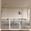 Fairy Baby Extra Wide Press Mounted Baby Gate Indoor for Kids Or Pets Walk Thru No Drill Long Dog Gates for The House Doorway Child Safety Gate 7087 7362
