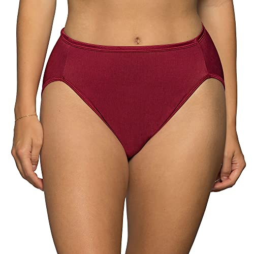 Vanity Fair Illumination Hi-Cut Brief, 8/Xl, Grenadine #TOP7