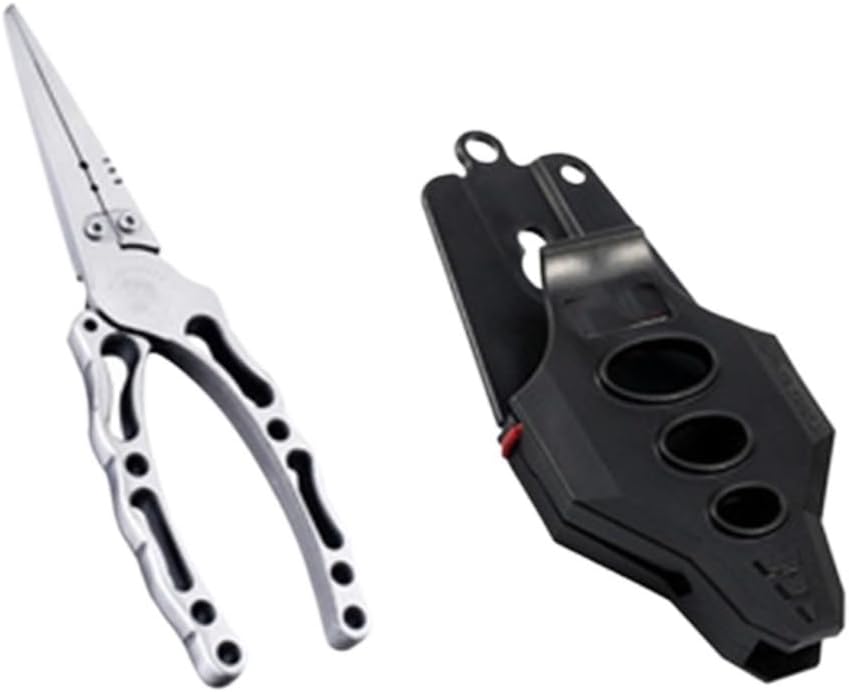 Fishing Pliers Fishing Pliers Multifunction Luya Pliers Fishing Tool Set Clamp Pliers Fishing Tackle Split Ring Pliers Wire Cutter Fishing Equipment