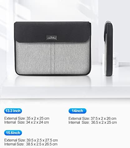 AtailorBird Laptop Case 14 Inch, Portable Laptop Sleeve Cover Water Repellent & Shock Resistant Durable Notebook Protective Bag with Envelope Design Compatible for HP/Lenovo/Dell