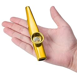 WANDIC Kazoo, Kazoo en Alliage d’aluminium léger et 3 diaphragmes à flûte à Membrane, Kazoos avec boîte-Cadeau Vintage… - Les Beatles, Paul McCartney, John Lennon, RIngo Starr, George Harrison WANDIC Kazoo, Kazoo en Alliage d'aluminium léger et 3 diaphragmes à flûte à Membrane, Kazoos avec boîte-Cadeau Vintage… – Image 3