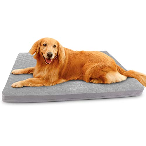 Large Dog Bed Pet Beds Crate Mat Orthopedic Foam Dog Mats for Sleeping