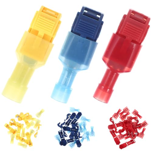Terminales de empalme rápido kit de 180 conectores de cable T-Tap para evitar fallos de conexión