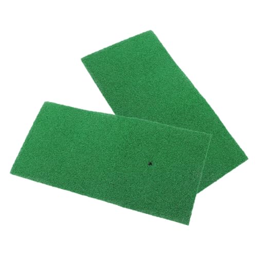 KICHOUSE 2pcs Golf Hitting Mat Indoor Golf Mats Realistic Turf for Home Practice