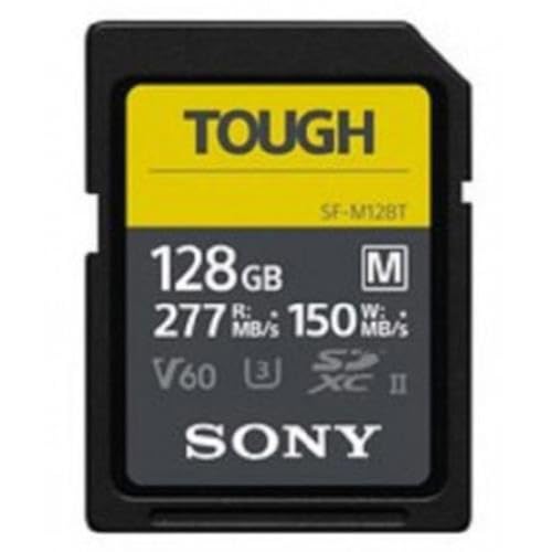 Sony TOUGH-M series SDXC UHS-II Card 128GB, V60, CL10,...