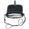 STILORD 'Kira' Sac à Main en Cuir pour Femme Sac à Bandoulière Vintage Petite Besace Sac à l'Épaule Sorties Soirées Shopping, Couleur:noir #3