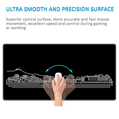 Tapis de souris grand format pour éviter les glissements de clavier - 7