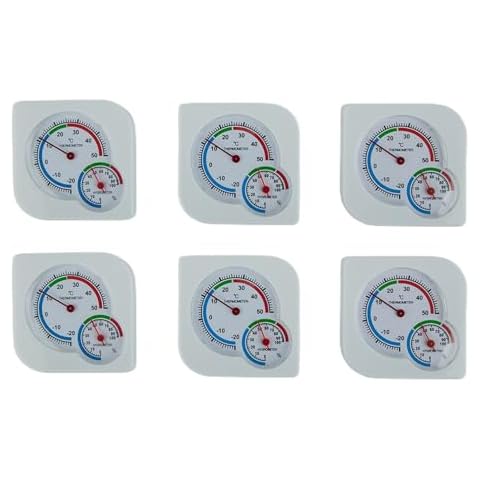 Oniissy 3Pcs Analog Thermo-Hygrometer Set Cover