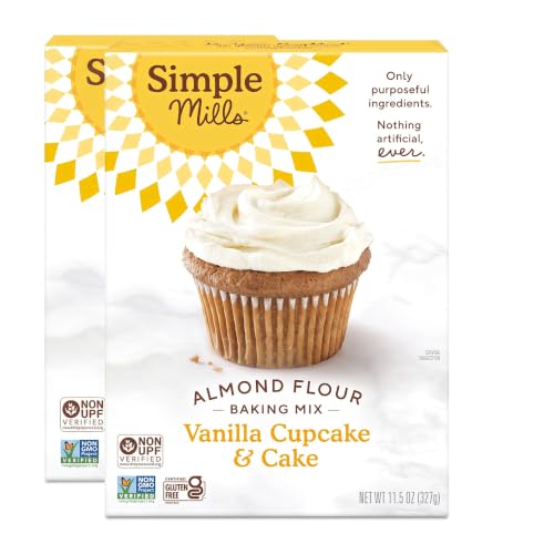 Simple Mills Almond Flour Baking Mix, Vanilla Cupcake & Cake