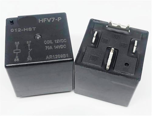 Relais HFV7-P 012-HST 12V 70A à 4 broches avec broche courte pour circuit imprimé